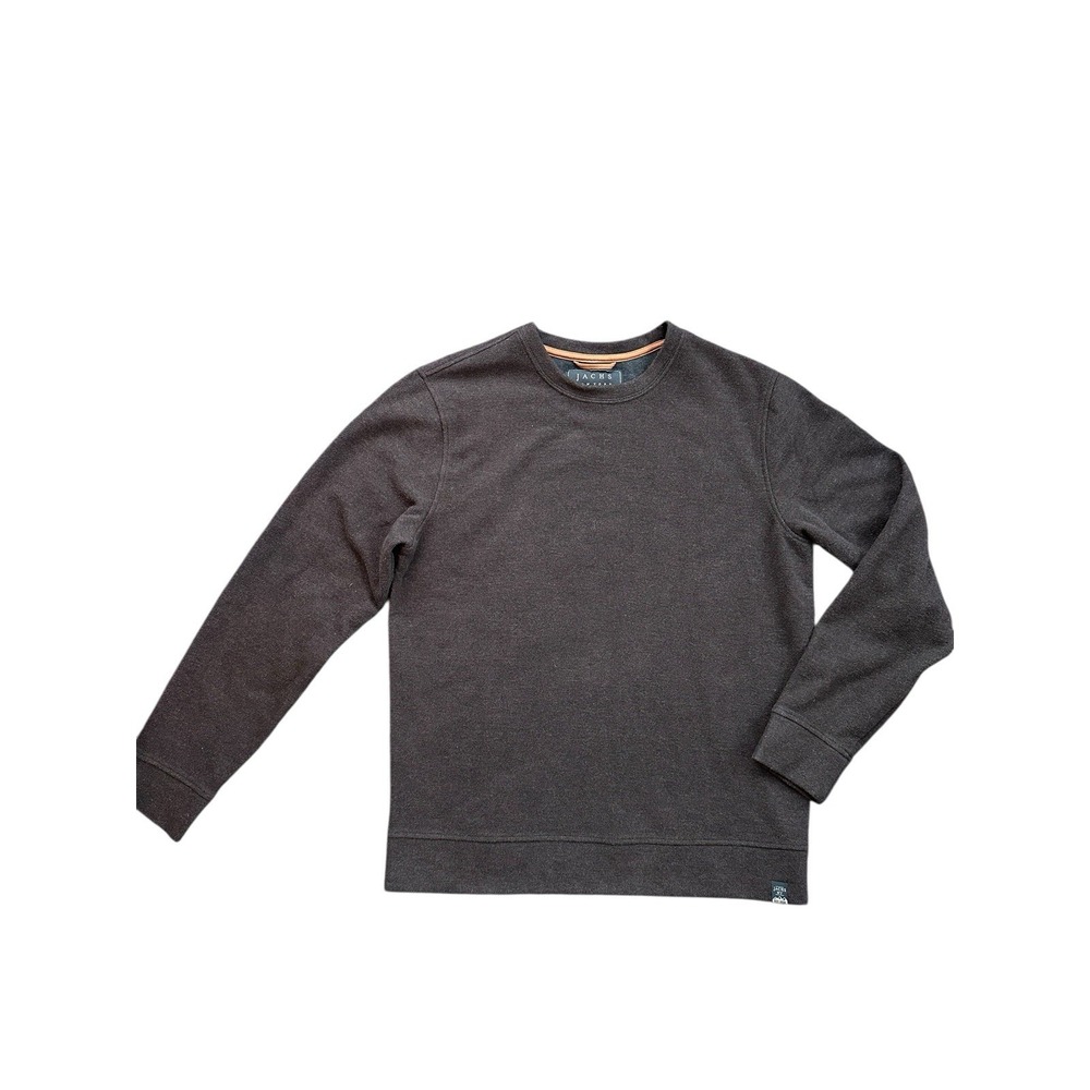 JACHS NEW YORK Heavy Brown Wool Blend Soft Long Sleeve Crewneck Sweater Large M